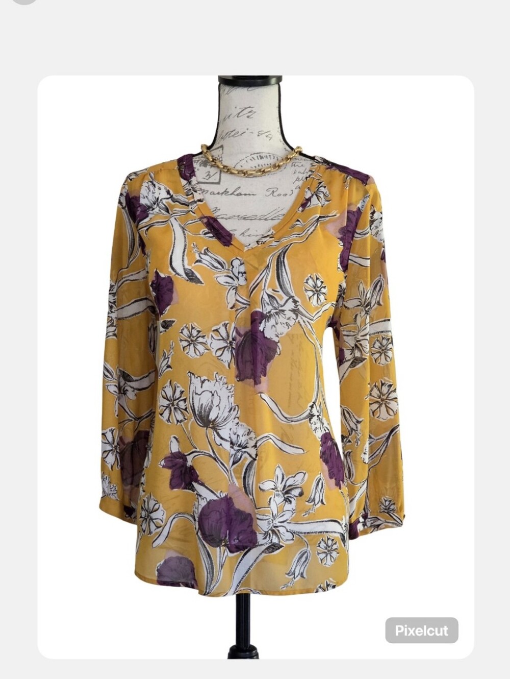 Liz Claiborne Floral Blouse.